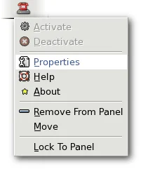The new modem control applet