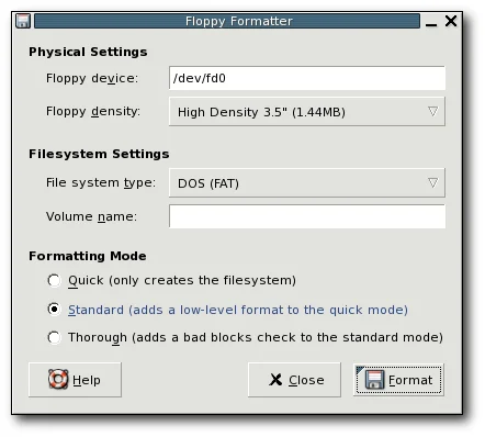 Floppy Formatter