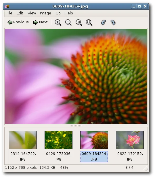 Easy navigation through images from same directory