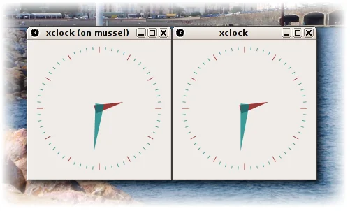 Running an identical window locally and remotely
