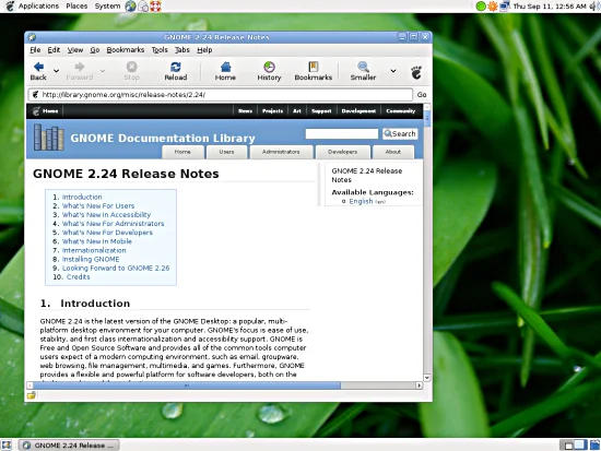 GNOME 2.24