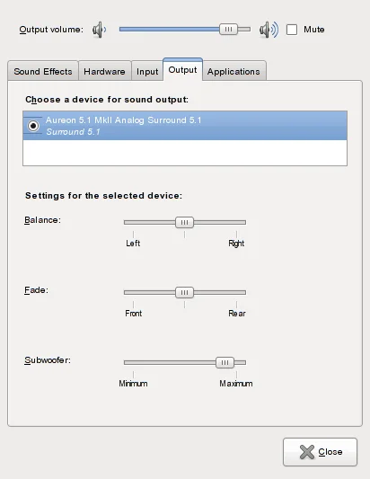 Subwoofer and Fade Support