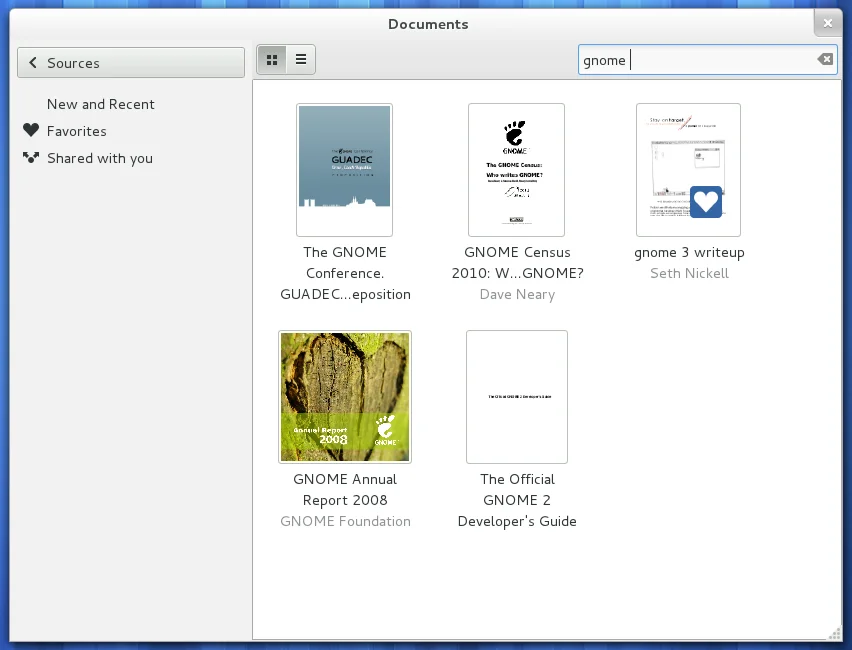 The new Documents application